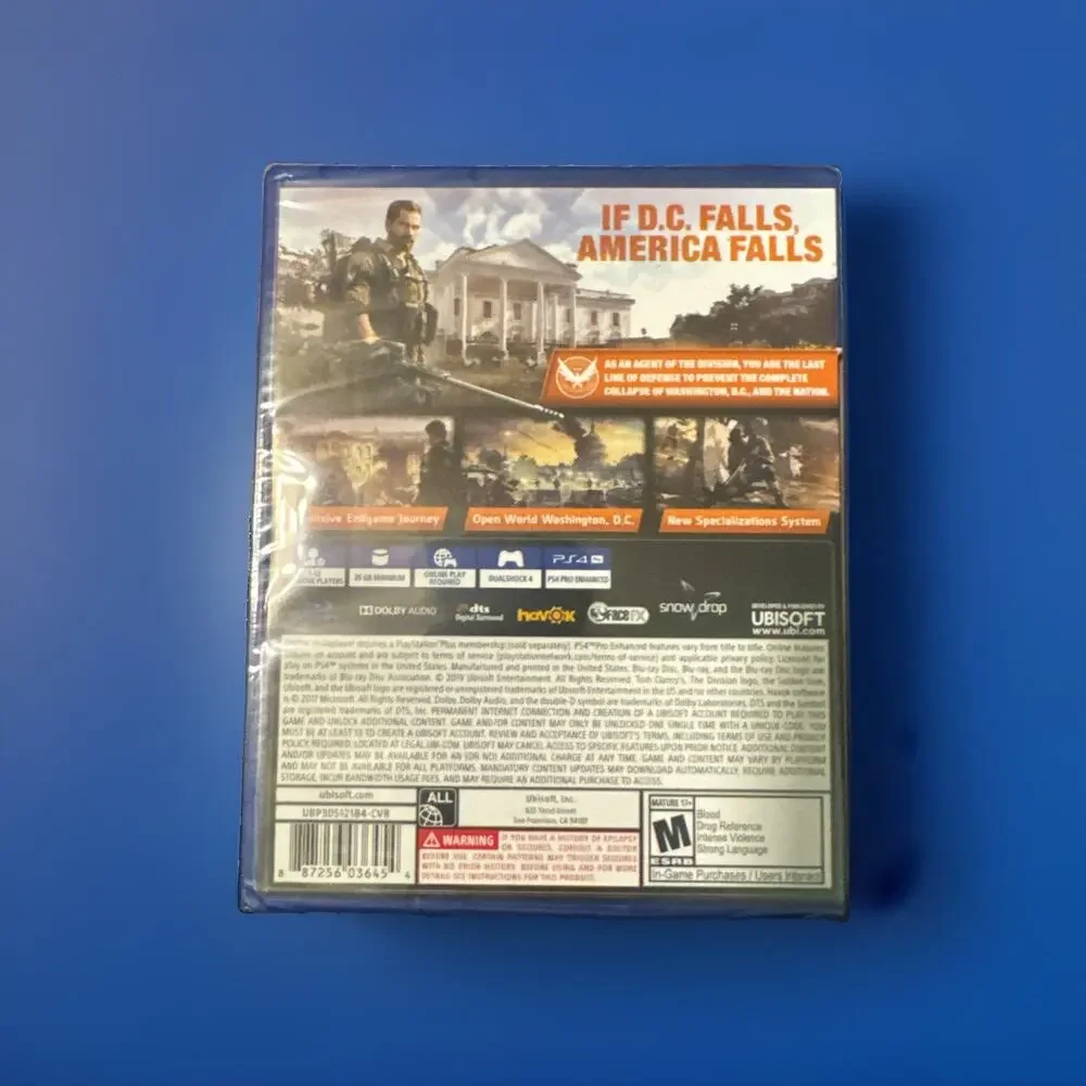 Tom Clancy's The Division 2 PS4 Brand New Factory Sealed Video Game